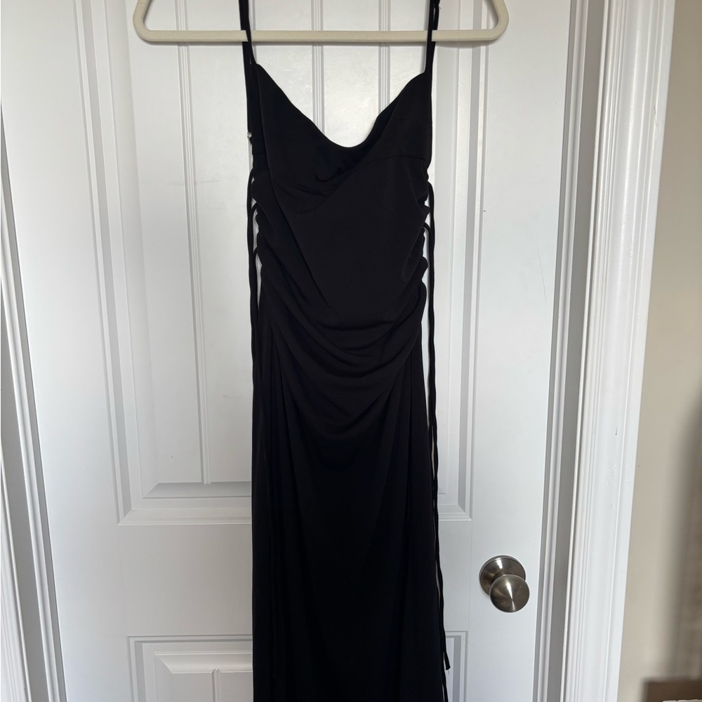 ZARA Draped Midi Dress